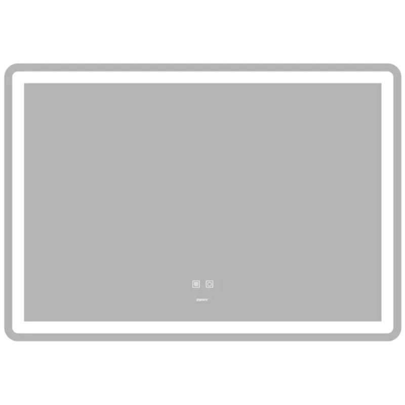 Дзеркало ZERIX MIRRA MR05-100x70 із LED Touch, Anti-fog, димером, рег. яскравості (ZX6060)