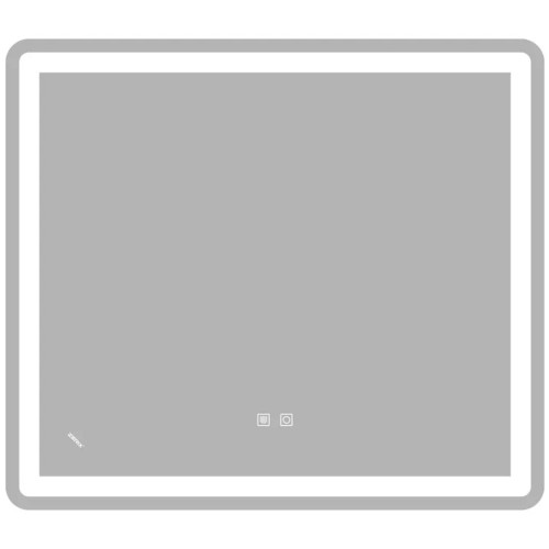 Дзеркало ZERIX MIRRA MR05-80x70-REVERSE із LED Touch, Anti-fog, димером, рег. яскравості (ZX6057)