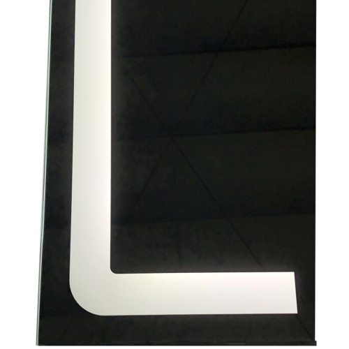 Дзеркало ZERIX PRIME MR02-50x80 із LED Touch, Anti-fog, димером, рег. яскравості (ZX6052)