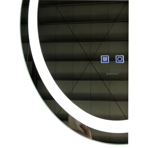 Дзеркало ZERIX FUSION MV01-50x70 із LED Touch, Anti-fog, димером, рег. яскравості (ZX6067)