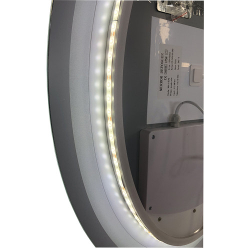 Дзеркало ZERIX FUSION MV01-50x70 із LED Touch, Anti-fog, димером, рег. яскравості (ZX6067)