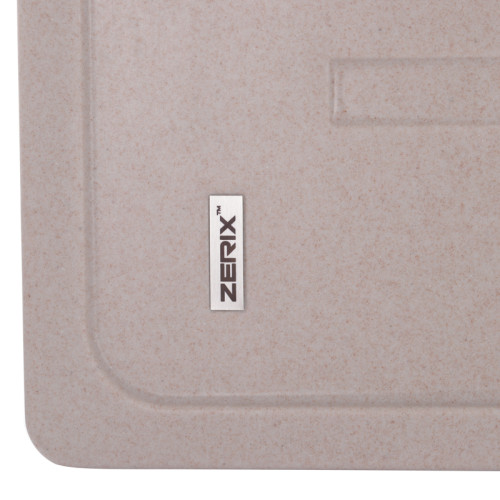 Мийка кухонна Zerix ZS-6243S-06 Бежева (ZX4573)