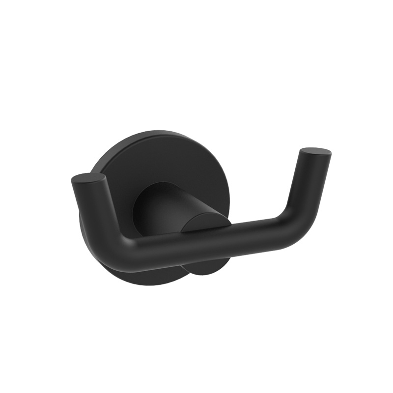 Гачок подвійний Zerix DELUX M1305-2A Black (ZX4650)