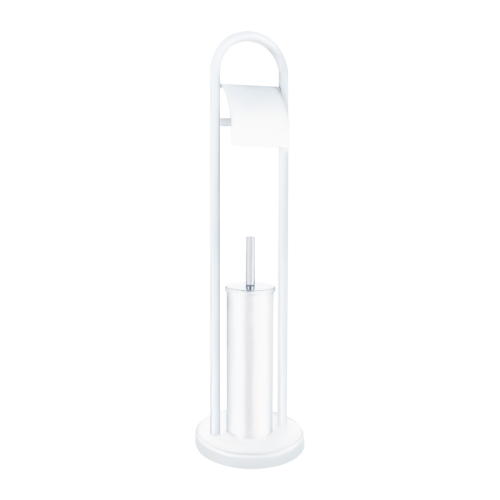 Єрш для підлоги з паперотримачем Zerix KIT ME04 White (ZX4643) Єрш для підлоги з паперотримачем Zerix KIT ME04 White (ZX4643)