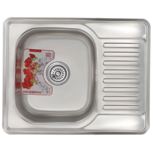 Мийка кухонна Zerix Z6350-08-180E (satin) (ZM0563) Мийка кухонна Zerix Z6350-08-180E (satin) (ZM0563)