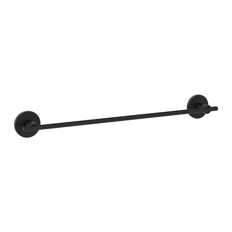 Тримач рушник одинарний Zerix DELUX M1301A Black (465 мм) (ZX4649)