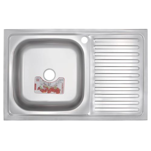 Мойка кухонная Zerix Z8050L-08-180E (SATIN) (ZS0595) Мойка кухонная Zerix Z8050L-08-180E (SATIN) (ZS0595)