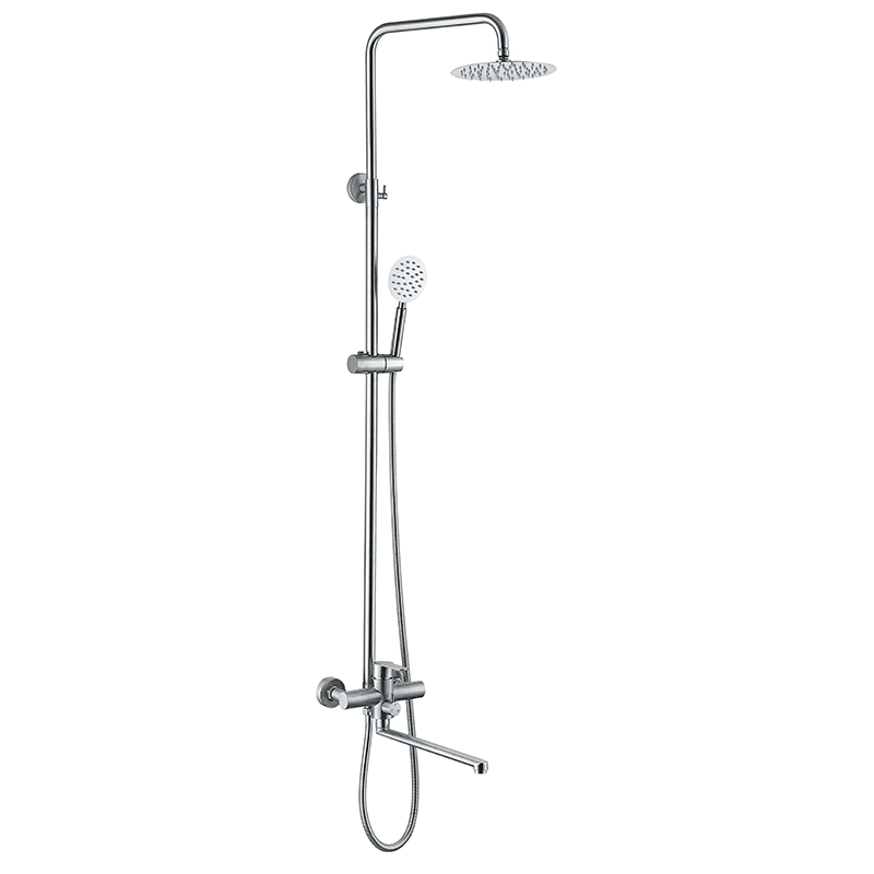 Душова колона із змішувачем ZERIX DAX-006-J-35cm із нерж. сталі SUS304 (ZX4828)