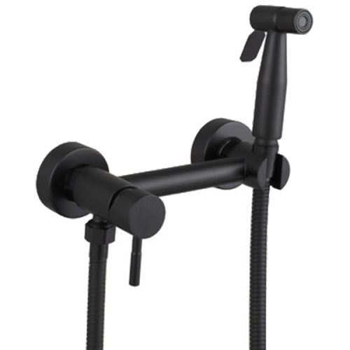 Змішувач для гігієнічного душу Zerix SUS 222 BLACK (ZX4743)