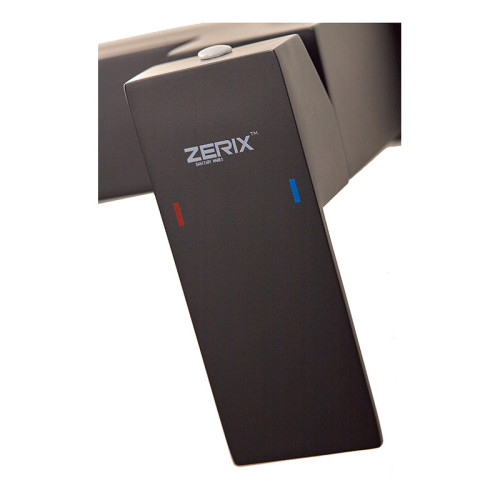 Змішувач для душу Zerix KUB-003 Black з нерж. сталі SUS304 (колір чорний) (ZX4848)