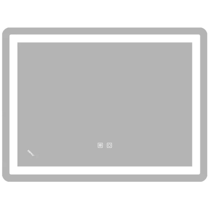 Дзеркало ZERIX SANSA MR01-70x50-REVERSE із LED Touch, Anti-fog, димером, рег. яскравості (ZX6050)
