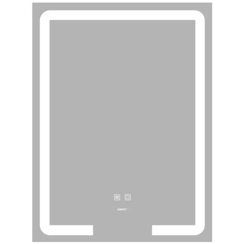 Зеркало ZERIX PRIME MR02-60x80 с LED Touch, Anti-fog, димером, рег. яркости (ZX6051) Зеркало ZERIX PRIME MR02-60x80 с LED Touch, Anti-fog, димером, рег. яркости (ZX6051)
