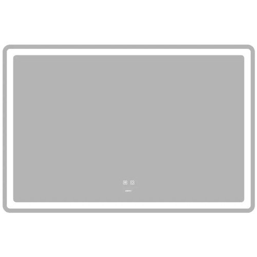 Дзеркало ZERIX MIRRA MR05-120x80 із LED Touch, Anti-fog, димером, рег. яскравості (ZX6061)