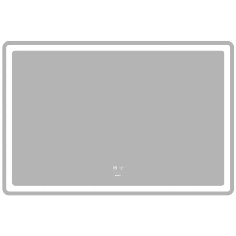 Зеркало ZERIX MIRRA MR05-120x80 с LED Touch, Anti-fog, димером, рег. яркости (ZX6061)