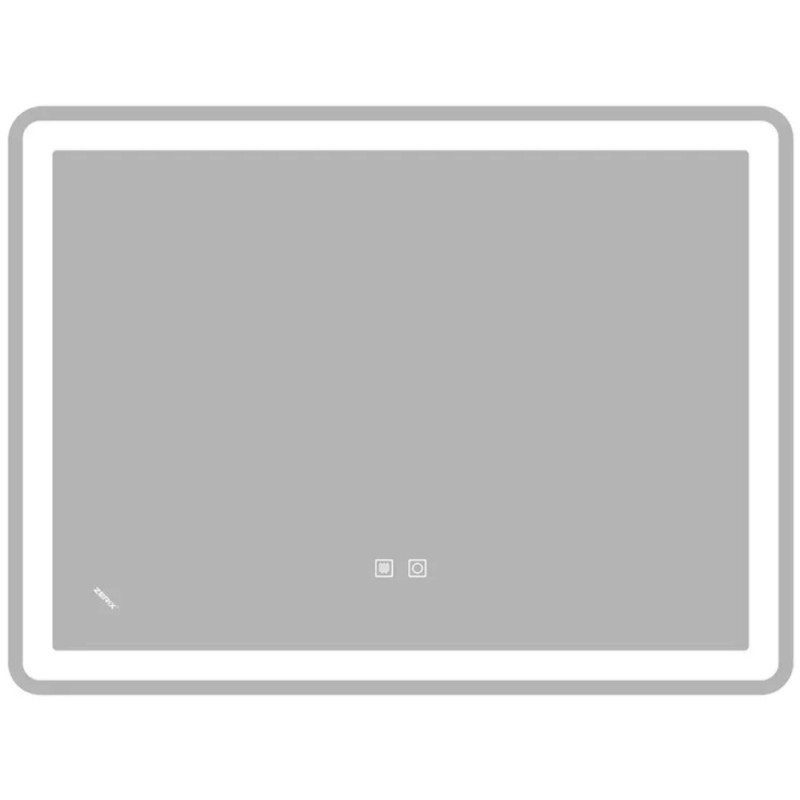 Зеркало ZERIX MIRRA MR05-80x60-REVERSE с LED Touch, Anti-fog, димером, рег. яркости (ZX6056)
