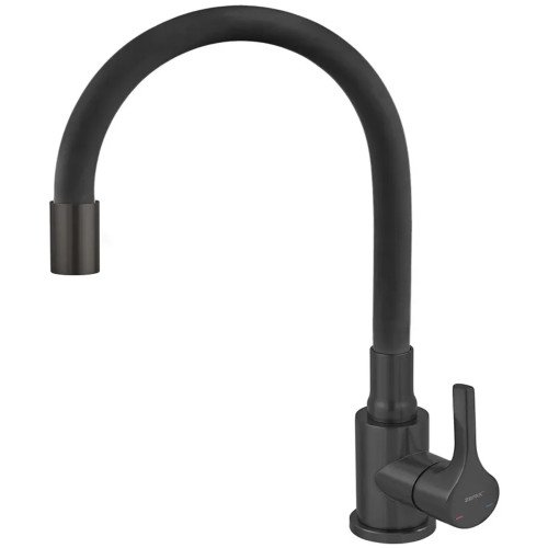 Змішувач для кухні ZERIX REX-011 BLACK REFL.BLACK з нерж. сталі (Колір чорний+силіконовий вилив чорний) (ZX6132) Змішувач для кухні ZERIX REX-011 BLACK REFL.BLACK з нерж. сталі (Колір чорний+силіконовий вилив чорний) (ZX6132)