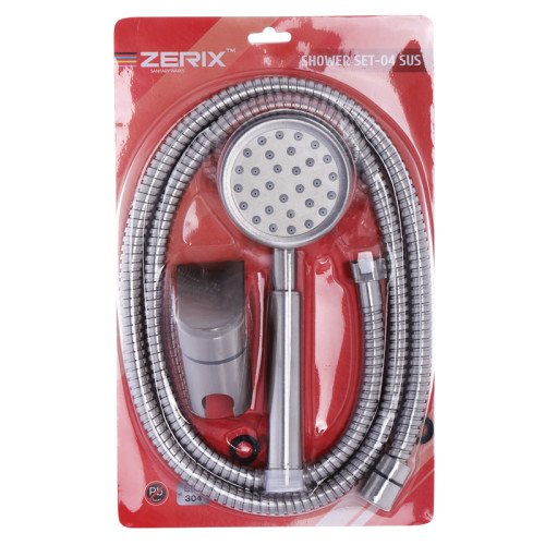 Душевой набор (шланг, лейка, кронштейн) Zerix SHOWER SET-04 (ZX3099)