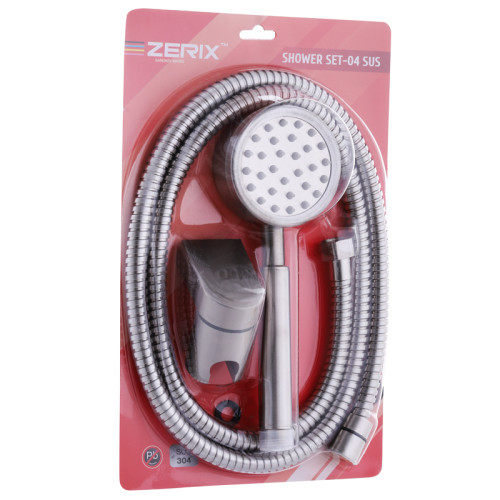 Душевой набор (шланг, лейка, кронштейн) Zerix SHOWER SET-04 (ZX3099)