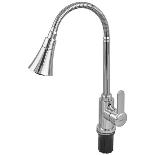 Смеситель для кухни с рефлекторным изливом ZERIX EZA-011-T CHROME REFLECTOR из нерж. стали (цвет хром) (ZX6142)