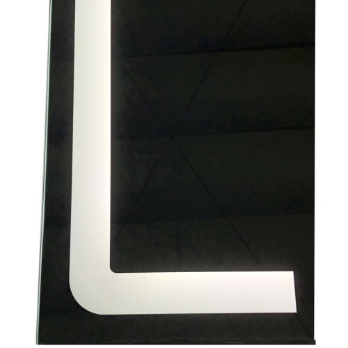 Зеркало ZERIX PRIME MR02-60x80 с LED Touch, Anti-fog, димером, рег. яркости (ZX6051)