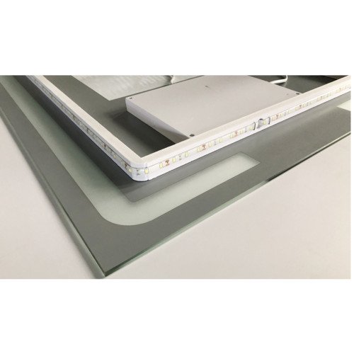 Зеркало ZERIX PRIME MR02-50x80 с LED Touch, Anti-fog, димером, рег. яркости (ZX6052)