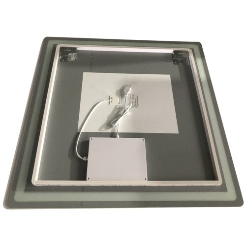 Зеркало ZERIX MIRRA MR05-80x80 с LED Touch, Anti-fog, димером, рег. яркости (ZX6058)