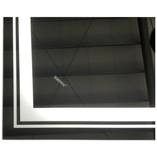 Дзеркало ZERIX ALIVE MR06-80x60-REVERSE із LED Touch, Anti-fog, димером, рег. яскравості (ZX6062)