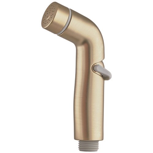 Смеситель настенный с гигиеническим душем ZERIX REX-222 BRUSHED GOLD из нерж. стали (Цвет матовое золото) (ZX6122)