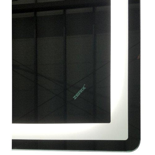 Дзеркало ZERIX SANSA MR01-70x50-REVERSE із LED Touch, Anti-fog, димером, рег. яскравості (ZX6050)