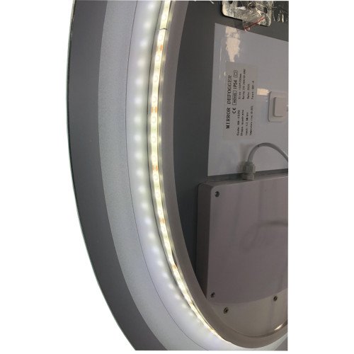 Зеркало ZERIX FUSION MV01-50x70 с LED Touch, Anti-fog, димером, рег. яркости (ZX6067)