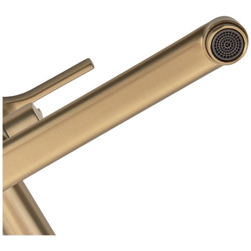 Душевая колонна со смесителем ZERIX REX-009-J BRUSHED GOLD из нерж. стали (Цвет матовое золото) (ZX6125)