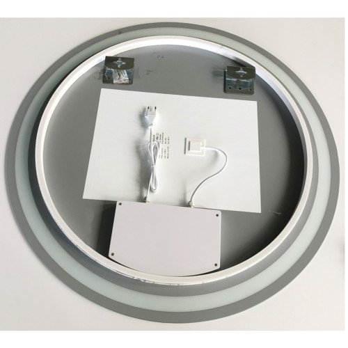 Зеркало ZERIX SOLO MC01-80 с LED Touch, Anti-fog, димером, рег. яркости (ZX6064)