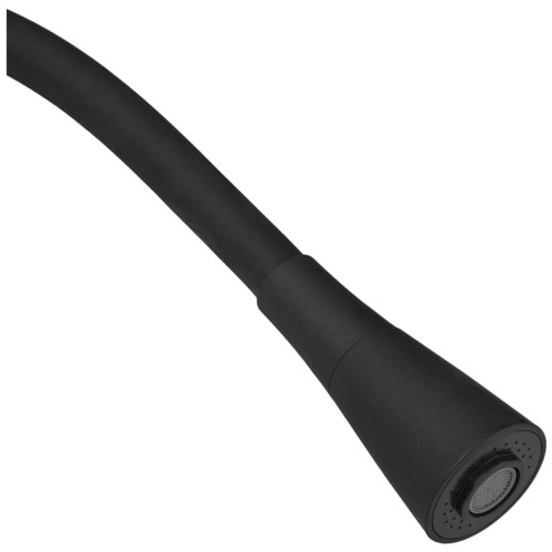 Смеситель для кухни Zerix Atrium-011-T Graphite Refl.Black (Цвет графит+силик.излив черный) (ZX6106)