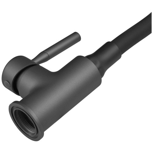 Смеситель для кухни Zerix Atrium-011-T Graphite Refl.Black (Цвет графит+силик.излив черный) (ZX6106)