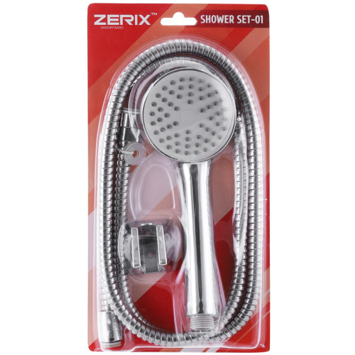 Душевой набор (шланг, лейка, кронштейн) Zerix SHOWER SET-01 (ZX3068)