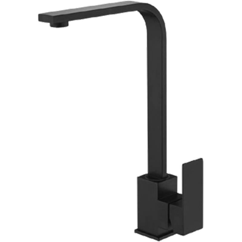 Смеситель для кухни из нерж. стали SUS304 Zerix KUB-011 BLACK (ZX4704)