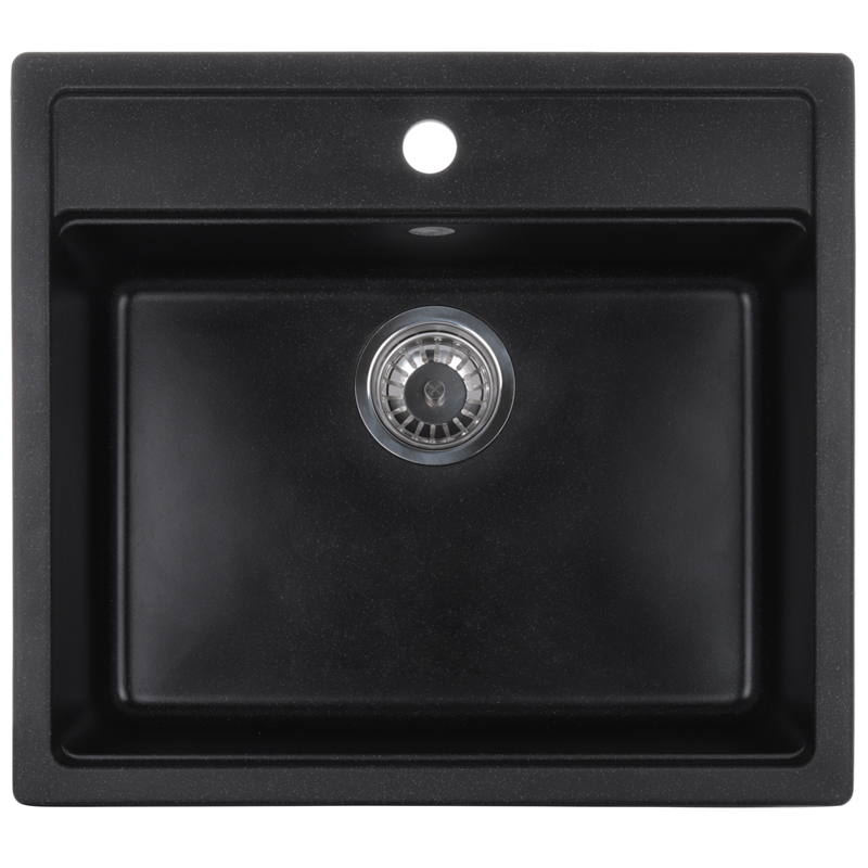 Мойка кухонная Zerix ZS-5751S-03 Черная (ZX4596)