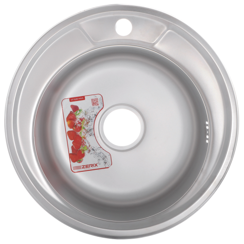 Мийка кухонна Zerix Z490-08-180MD (MICRO DECOR) (ZS0558) Мийка кухонна Zerix Z490-08-180MD (MICRO DECOR) (ZS0558)
