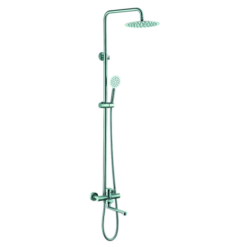 Душевая колонна со смесителем ZERIX DAX-006-J-20cm (нерж. сталь) (ZX4827)