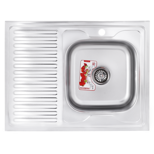 Мийка кухонна Zerix Z8060R-08-180MD (MICRO DECOR) (ZS0610) Мийка кухонна Zerix Z8060R-08-180MD (MICRO DECOR) (ZS0610)