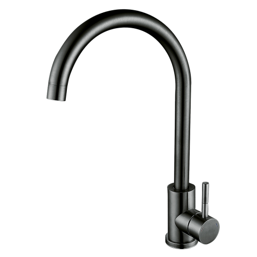 Смеситель для кухни из нерж. стали ZERIX LUX-011 GRAPHITE (цв. графит) (ZX4869)