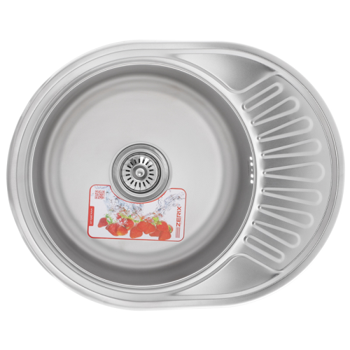 Мийка кухонна Zerix Z5745-08-180E (satin) (ZX1592) Мийка кухонна Zerix Z5745-08-180E (satin) (ZX1592)