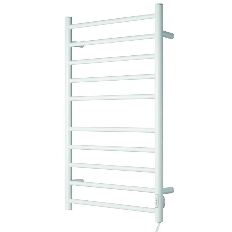 Полотенцесушитель электр. ZERIX Atlas EPA-5386R-10T-WHITE 135W, 220-240V с таймером (ZX4916)