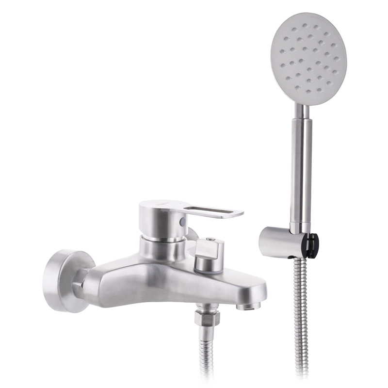 Смеситель для ванны из нерж. стали SUS304 Zerix HSB-009 (EURO) (ZX3158)