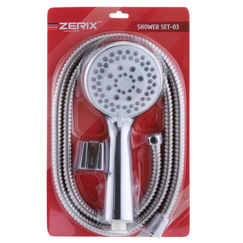 Душевой набор (шланг, лейка, кронштейн) Zerix SHOWER SET-03 (ZX3097)