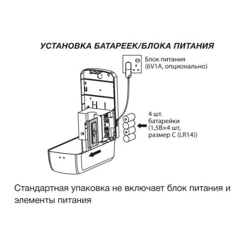 Дозатор безконтактний Zerix TSD-001-S (для рідкого мила) (ZX3249)